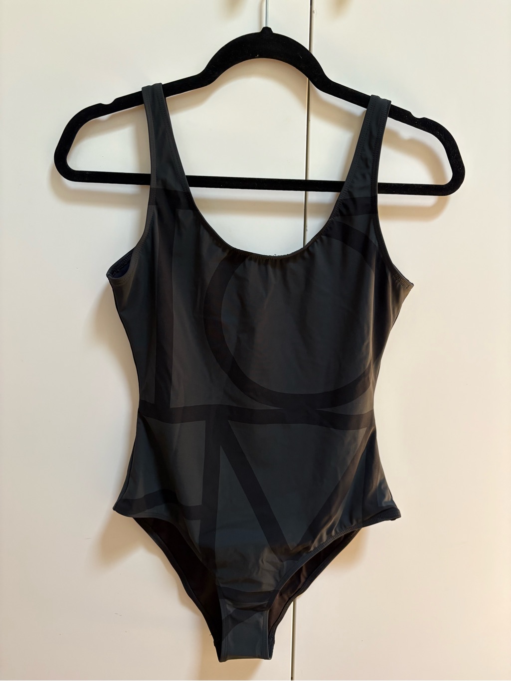 Totme Black Monogram Swimsuit (Nwt)